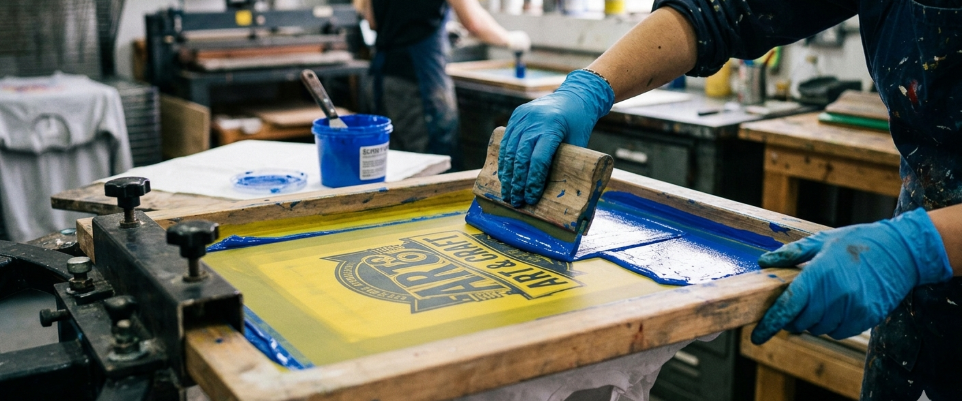 esempio di lavorazione serigrafica