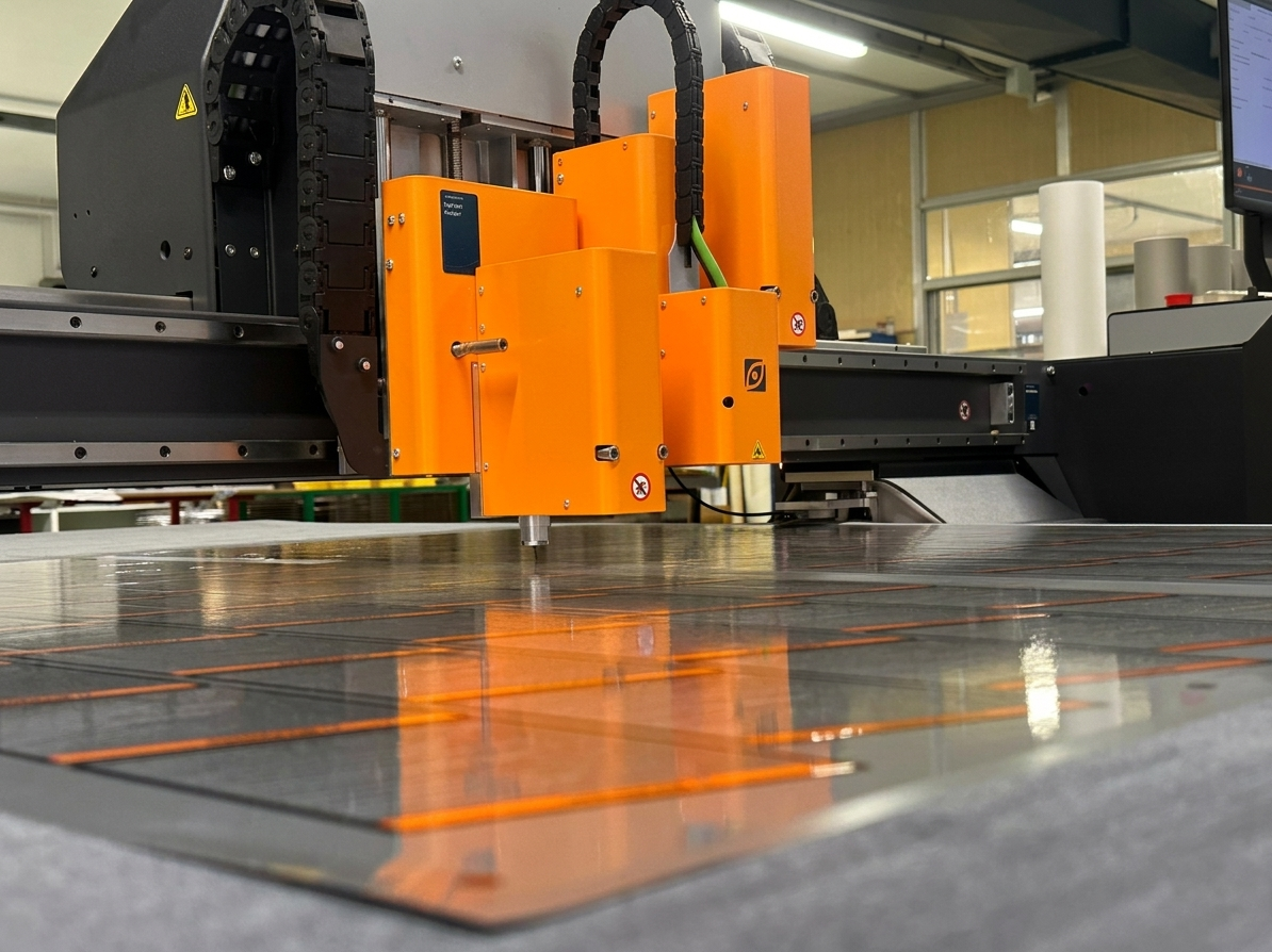dettaglio testina plotter da taglio